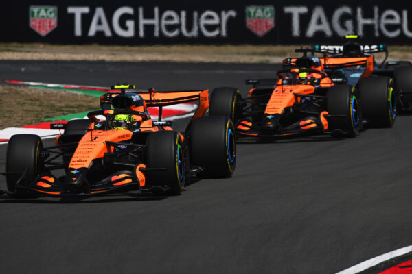McLaren drivers Norris and Piastri are confident in McLaren's upgrades but cautious about challenging Mercedes at the 2026 F1 Canadian GP.