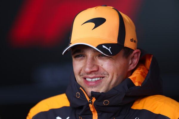 McLaren Racing's Lando Norris during the 2026 F1 Chinese GP after Qualifying.