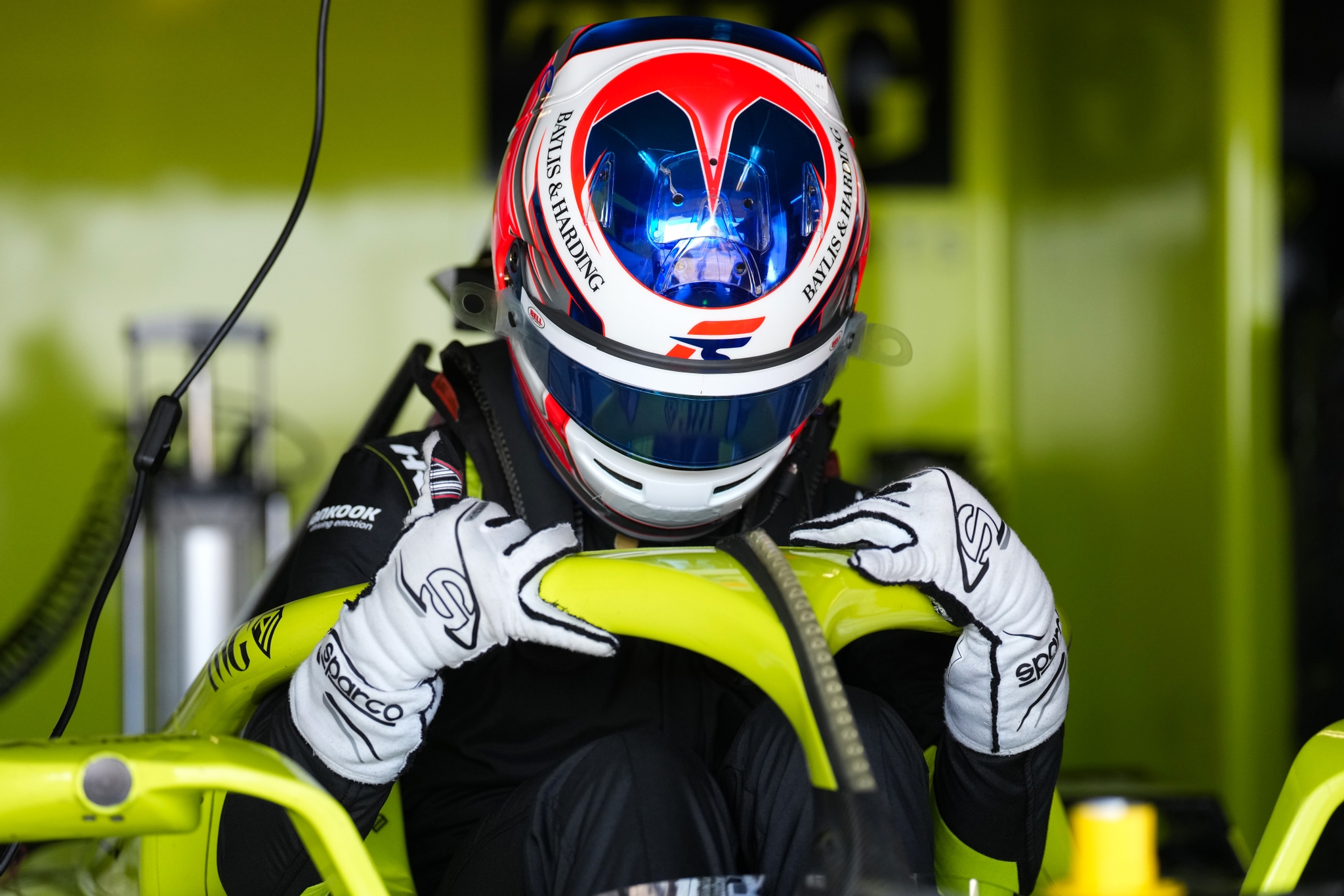 Freddie Slater and Andretti Formula E prepare to drive during the Madrid Rookie Test of the 2026 FIA Formula E World Championship at Circuito del Jarama