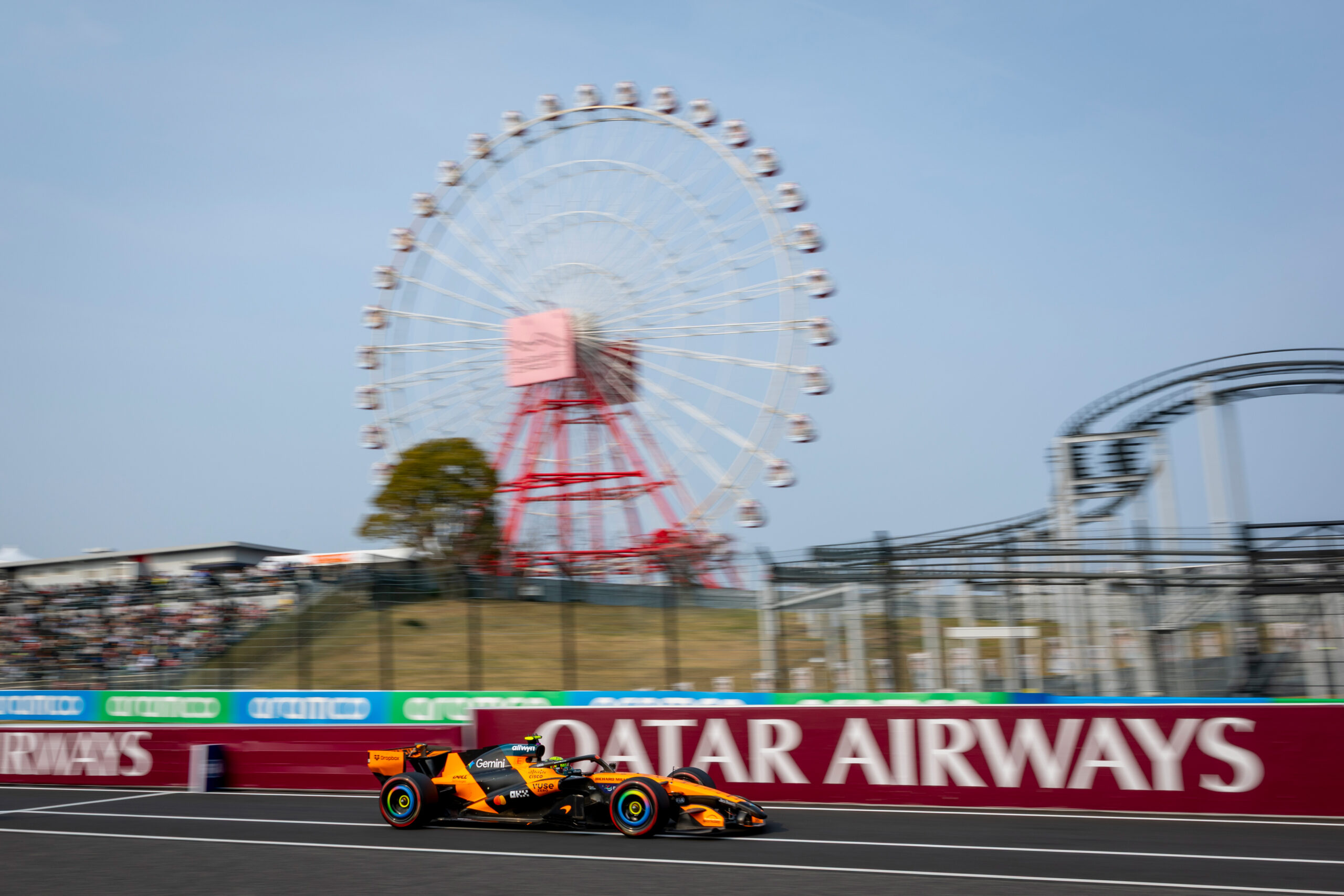 McLaren F1's Lando Norris during the 2026 F1 Japanese GP.
