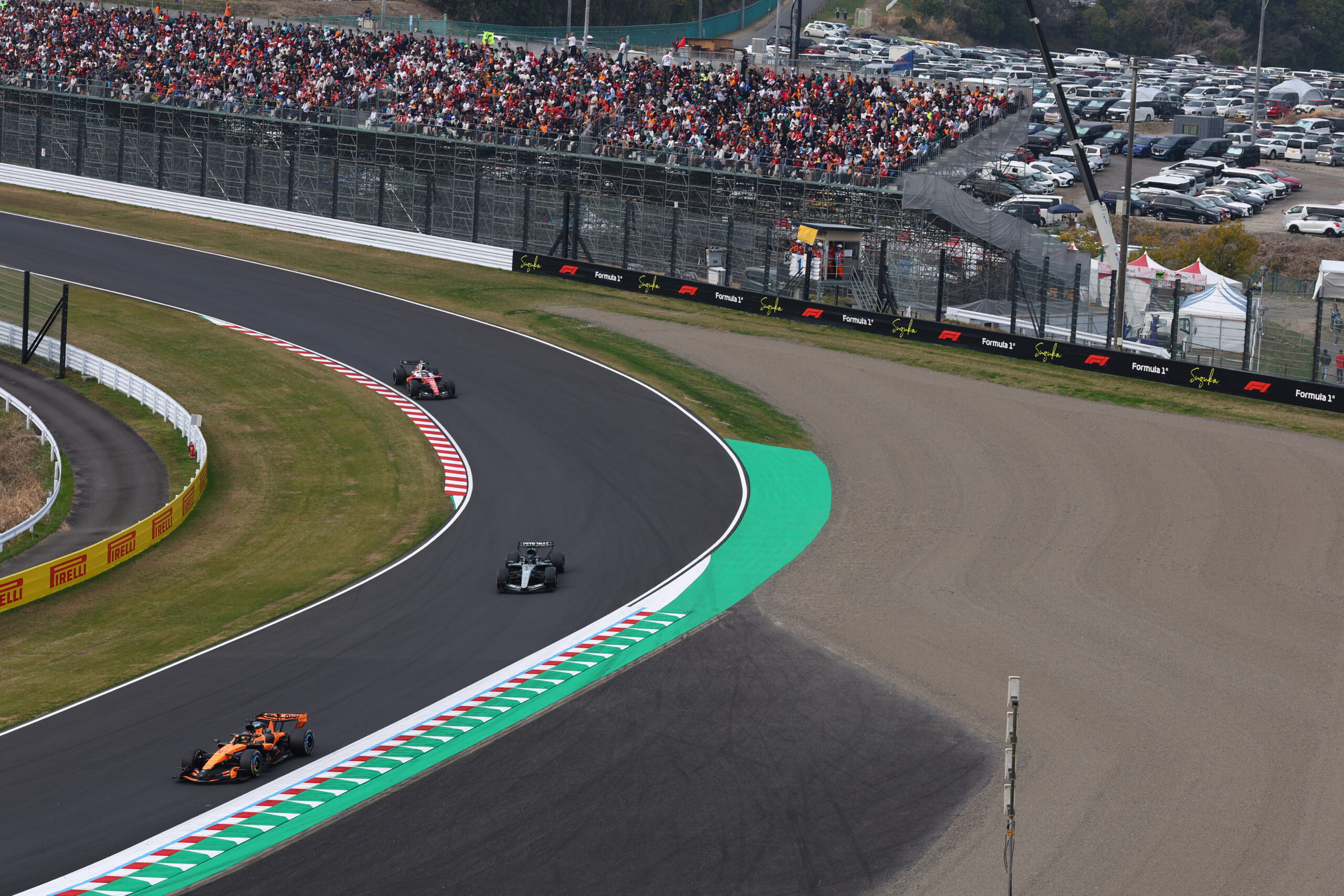 Piastri on track at the 2026 Japanese GP Net Zero 2030