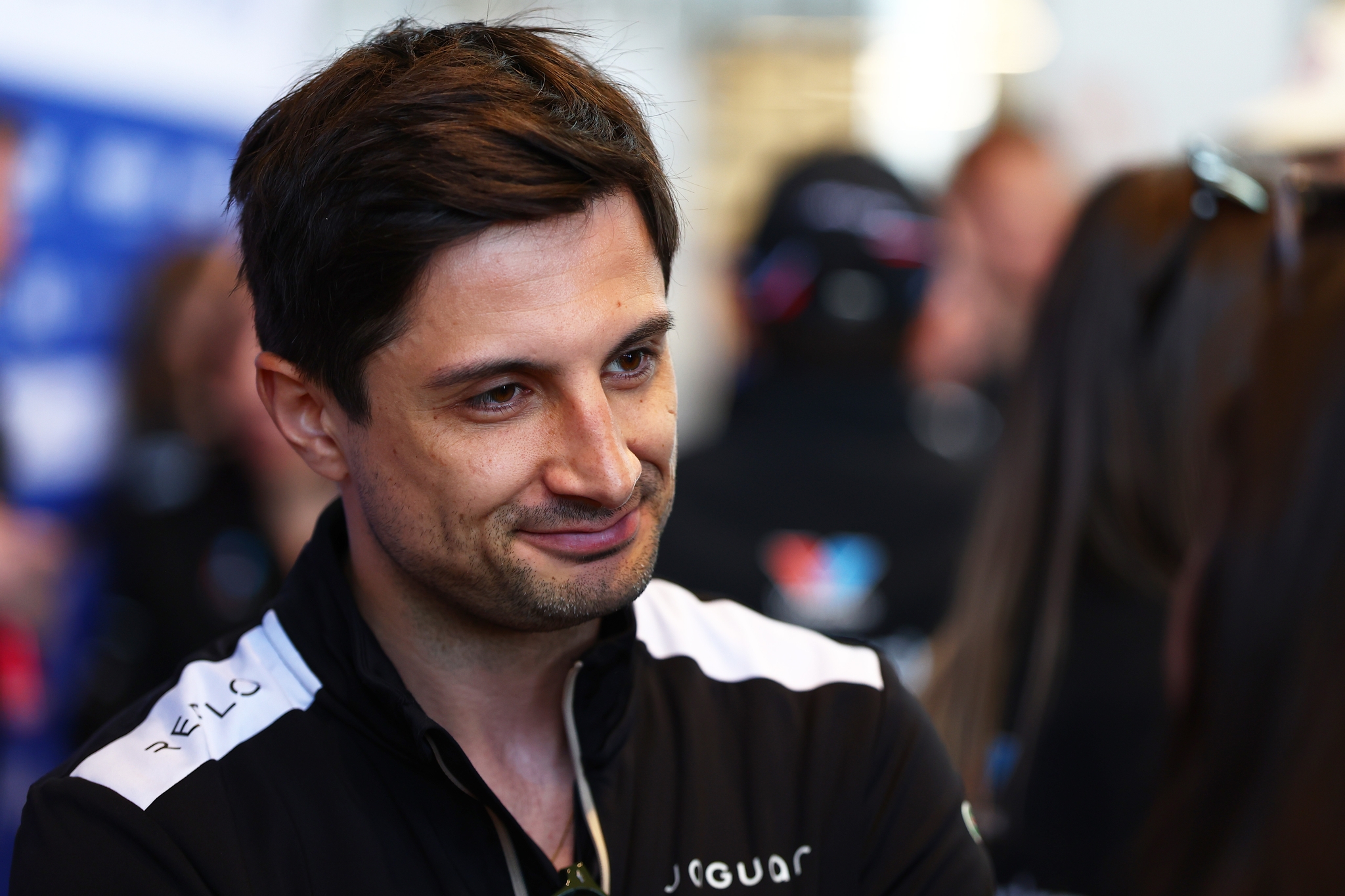 Mitch Evans and Jaguar TCS Racing talks to the media ahead of the Berlin E-Prix
