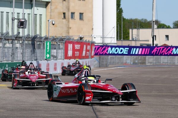 Oliver Rowland ahead of the Formula E Race of the Berlin E-Prix at Tempelhof