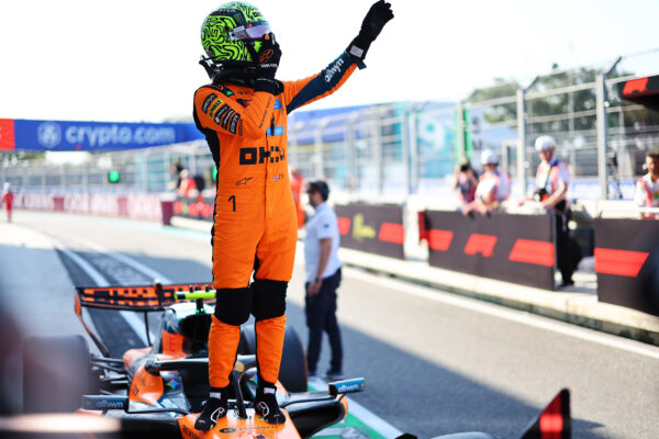 Lando Norris claimed the 2026 Miami GP Sprint Qualifying pole position, with McLaren teammate Oscar Piastri just behind in P3.