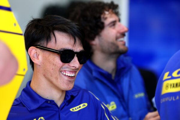 Zane Maloney and Lola Yamaha ABT Formula E Team ahead of the Berlin E-Prix