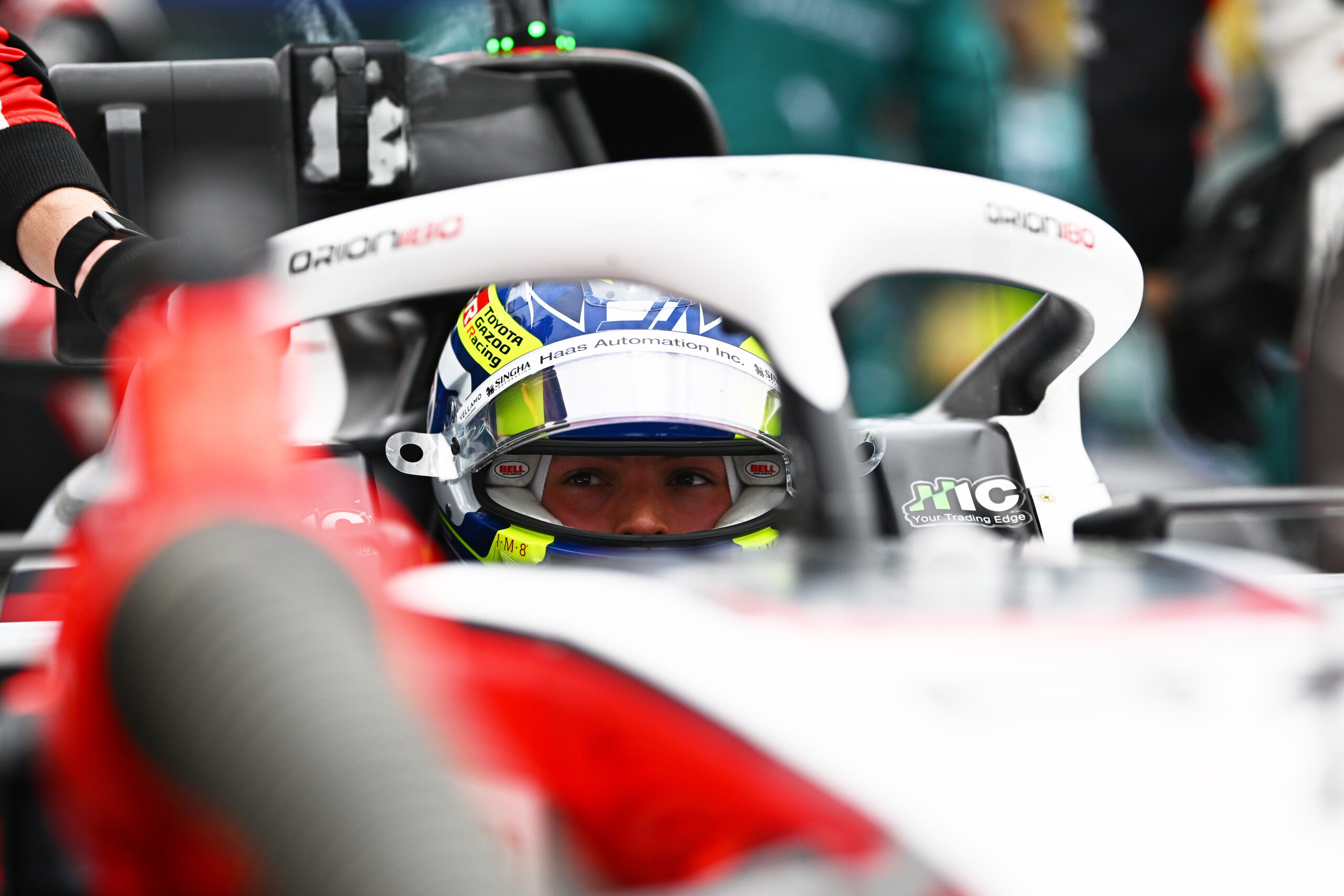 Ollie Bearman for the Haas F1 Team on Sunday at the 2026 F1 Miami GP.