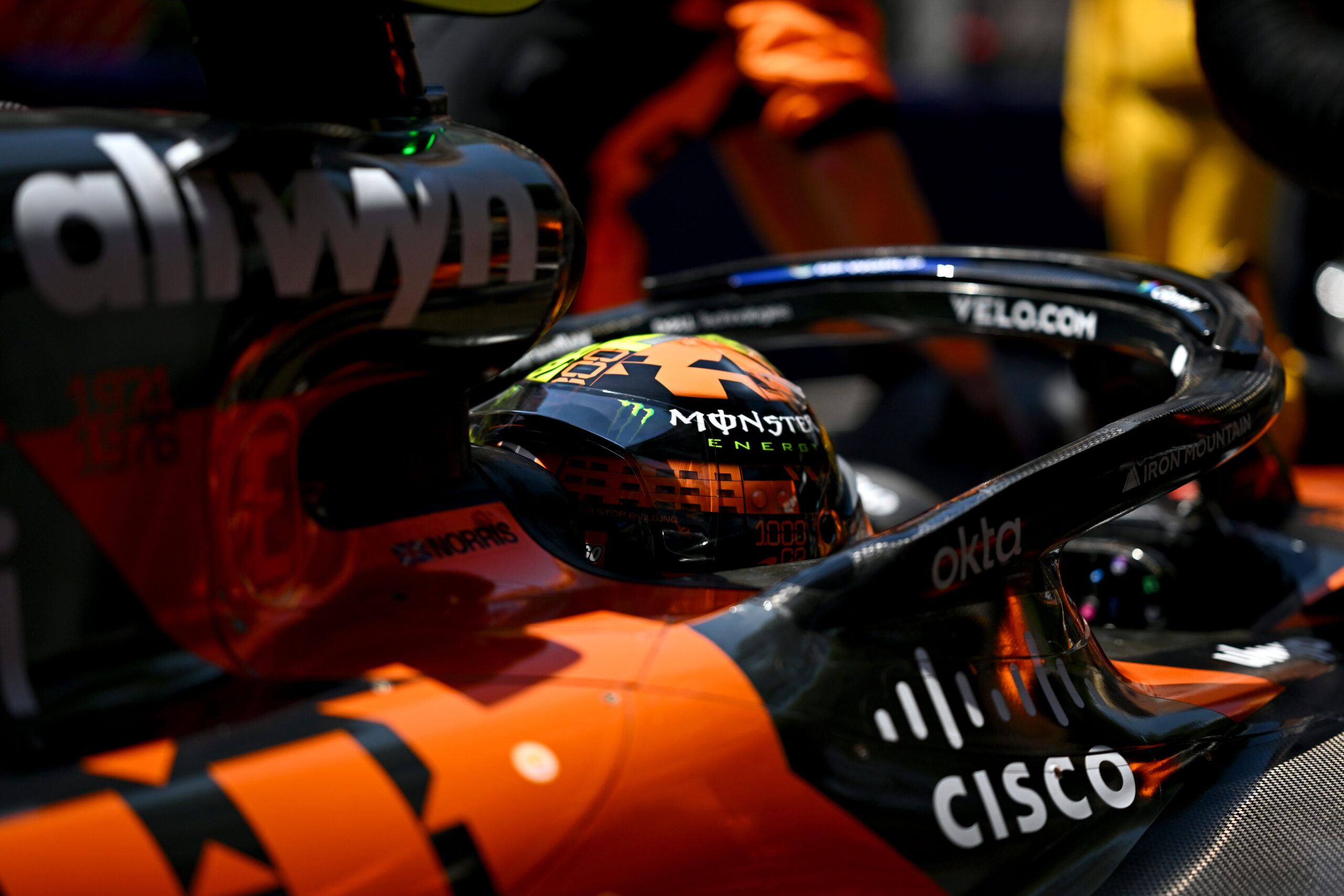 MONTE-CARLO, MONACO - JUNE 07: Lando Norris of Great Britain and McLaren on the grid during the F1 Grand Prix of Monaco at Circuit de Monaco on June 07, 2026 in Monte-Carlo, Monaco. (Photo by Guido De Bortoli/LAT Images)