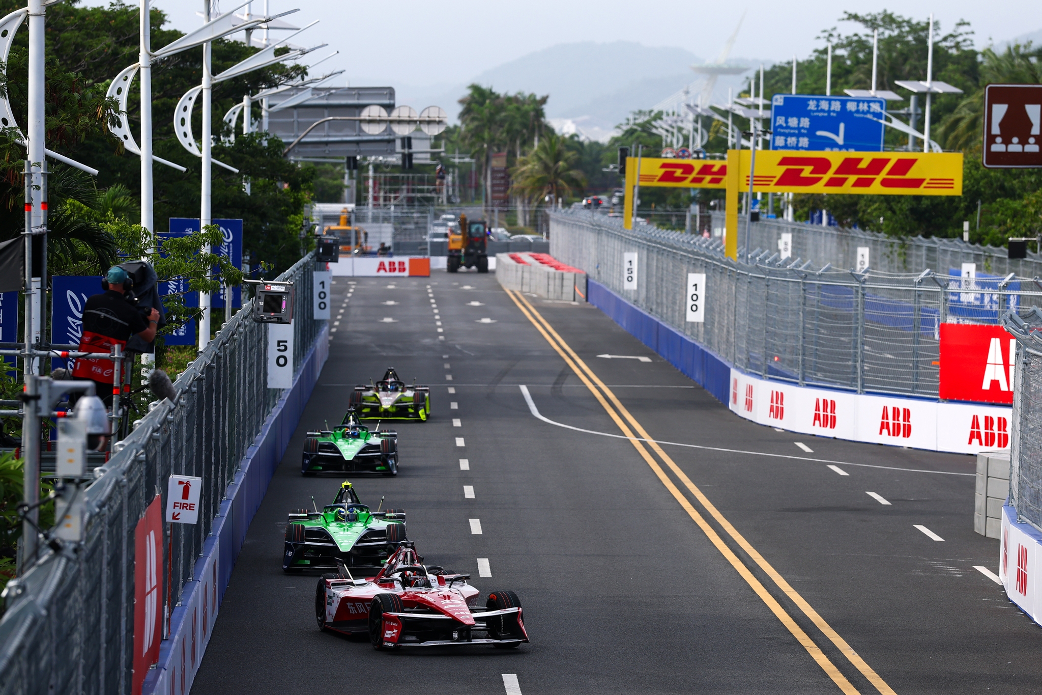 SANYA, CHINA - JUNE 19: Norman Nato of France driving the (23) Nissan Formula E Team Nissan e-4ORCE 05 on track during practice, ahead of the Sanya E-Prix at Sanya Street Circuit on June 19, 2026 in Sanya, China.