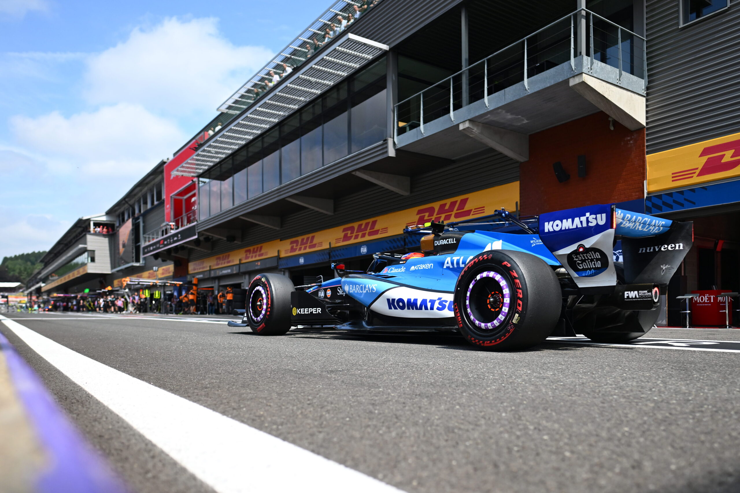 Williams F1's Carlos Sainz during the 2026 F1 Belgian GP.