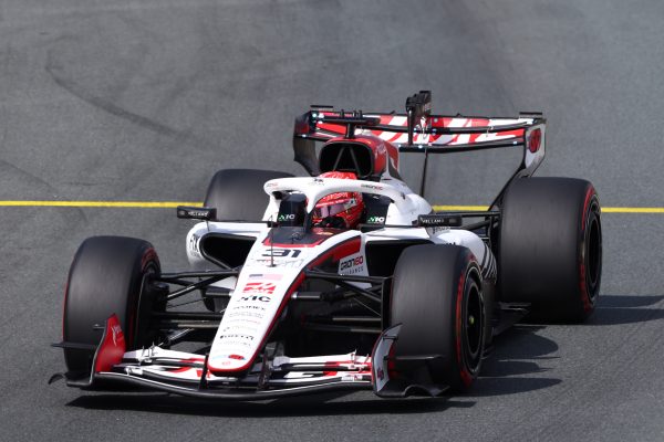 Esteban Ocon driving the Haas during the 2026 F1 Dutch GP