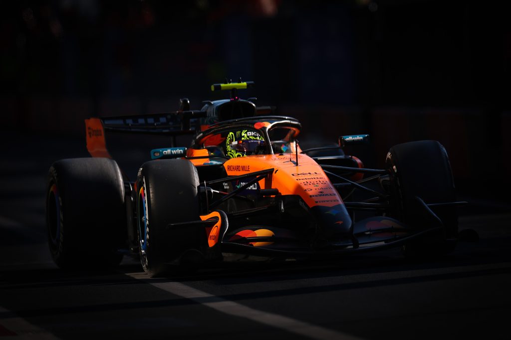 McLaren driver Lando Norris at the 2026 F1 Italian GP
