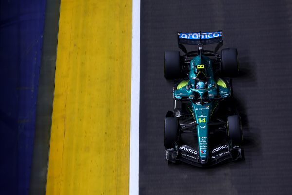 Alonso believes his car did not know where it was on track after VSC at 2026 F1 Singapore GP Fernando Alonso of Spain driving the (14) Aston Martin F1 Team AMR26 Honda on track during the 2026 F1 Singapore GP at Marina Bay Street Circuit.