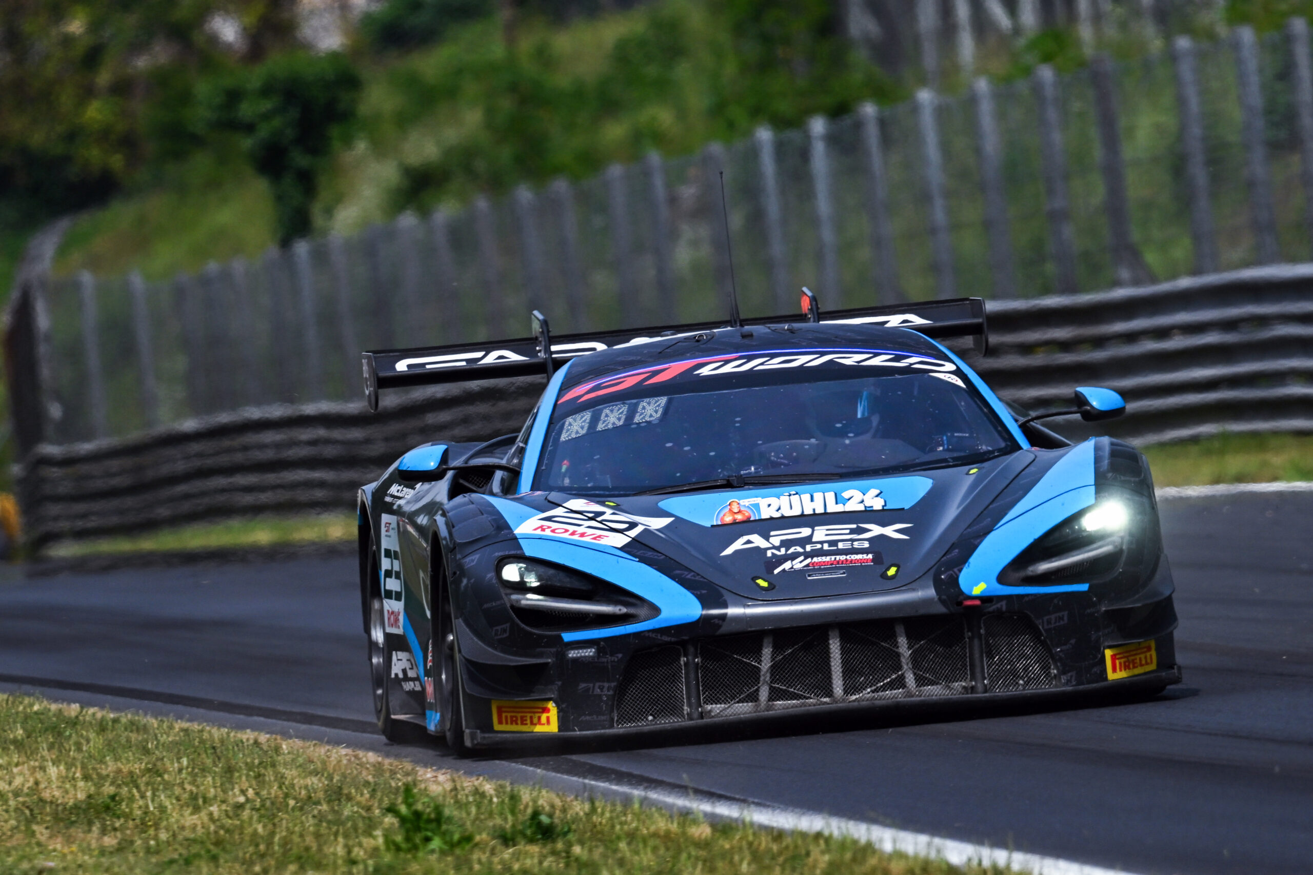 Ben Dörr gave Team RJN the fastest time in FP2 at Monza, putting a Silver Cup car ahead of most of the GTWC Endurance Cup field.