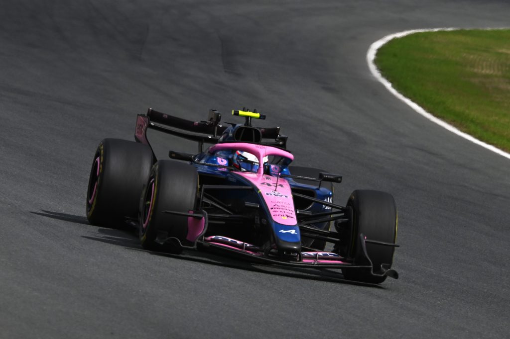 ZANDVOORT, NETHERLANDS - AUGUST 23: Franco Colapinto of Argentina driving the (43) Alpine F1 A526 Mercedes on track prior to the F1 Grand Prix of Netherlands at Circuit Zandvoort on August 23, 2026 in Zandvoort, Netherlands. (Photo by Rudy Carezzevoli/Getty Images)