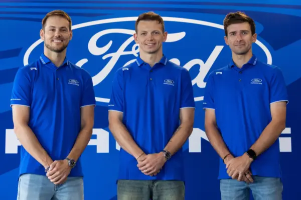 Ford confirms Campbell, Blomqvist and Yelloly for its 2027 WEC Hypercar programme as testing begins in Europe this August.