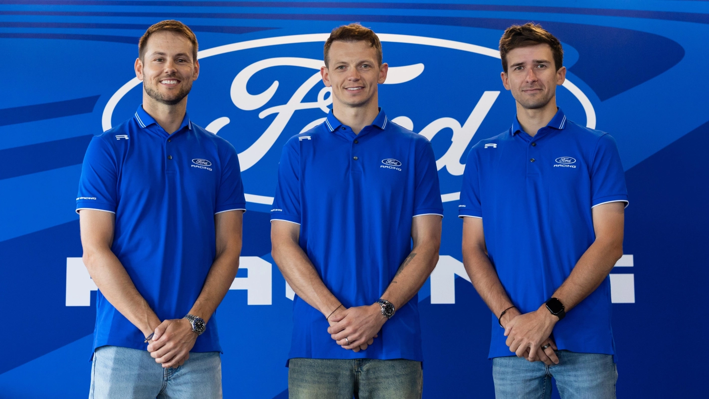 Ford confirms Campbell, Blomqvist and Yelloly for its 2027 WEC Hypercar programme as testing begins in Europe this August.