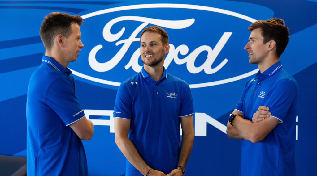 Ford confirms Campbell, Blomqvist and Yelloly for its 2027 WEC Hypercar programme as testing begins in Europe this August.