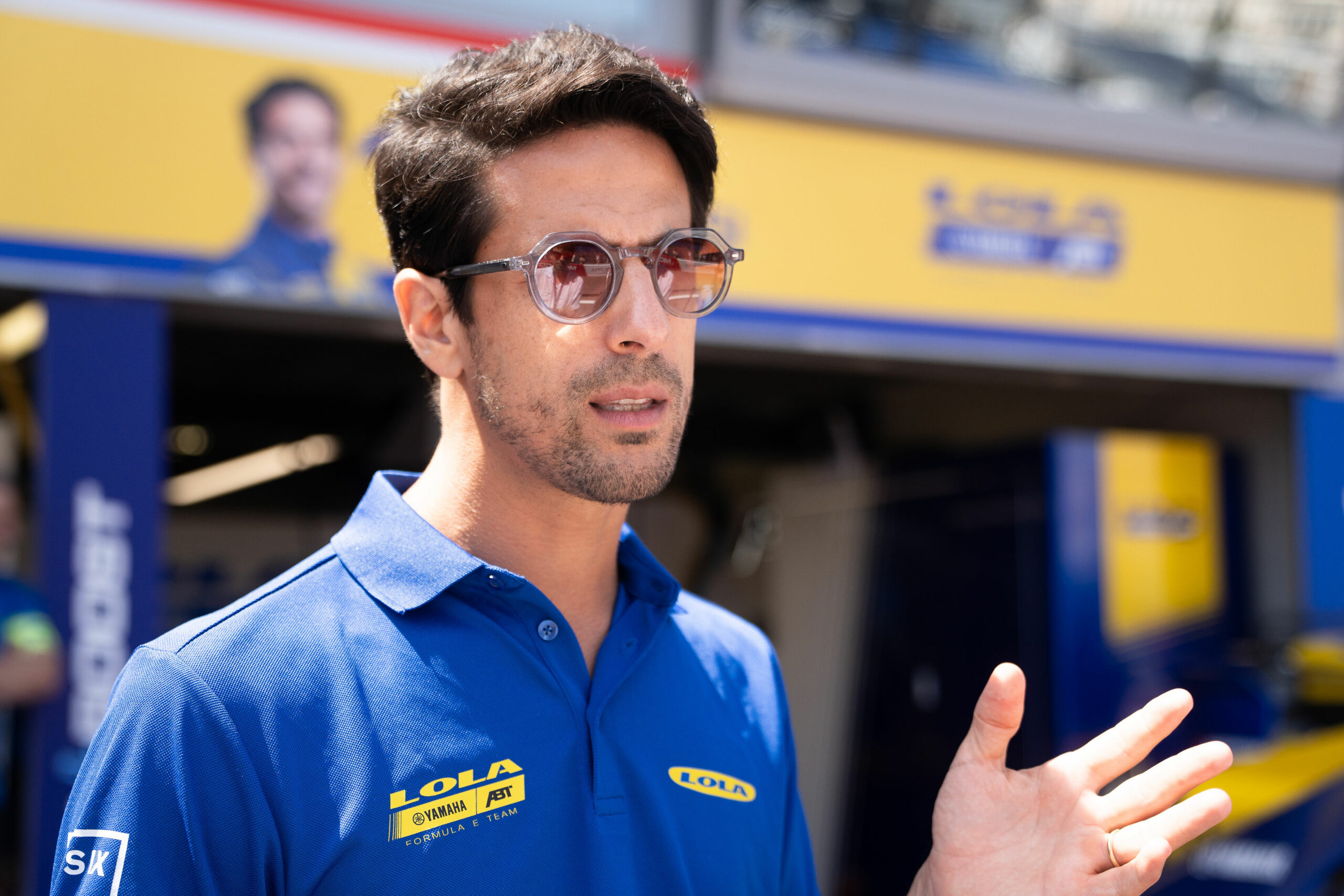 Lucas di Grassi at the 2025 Monaco E-Prix.