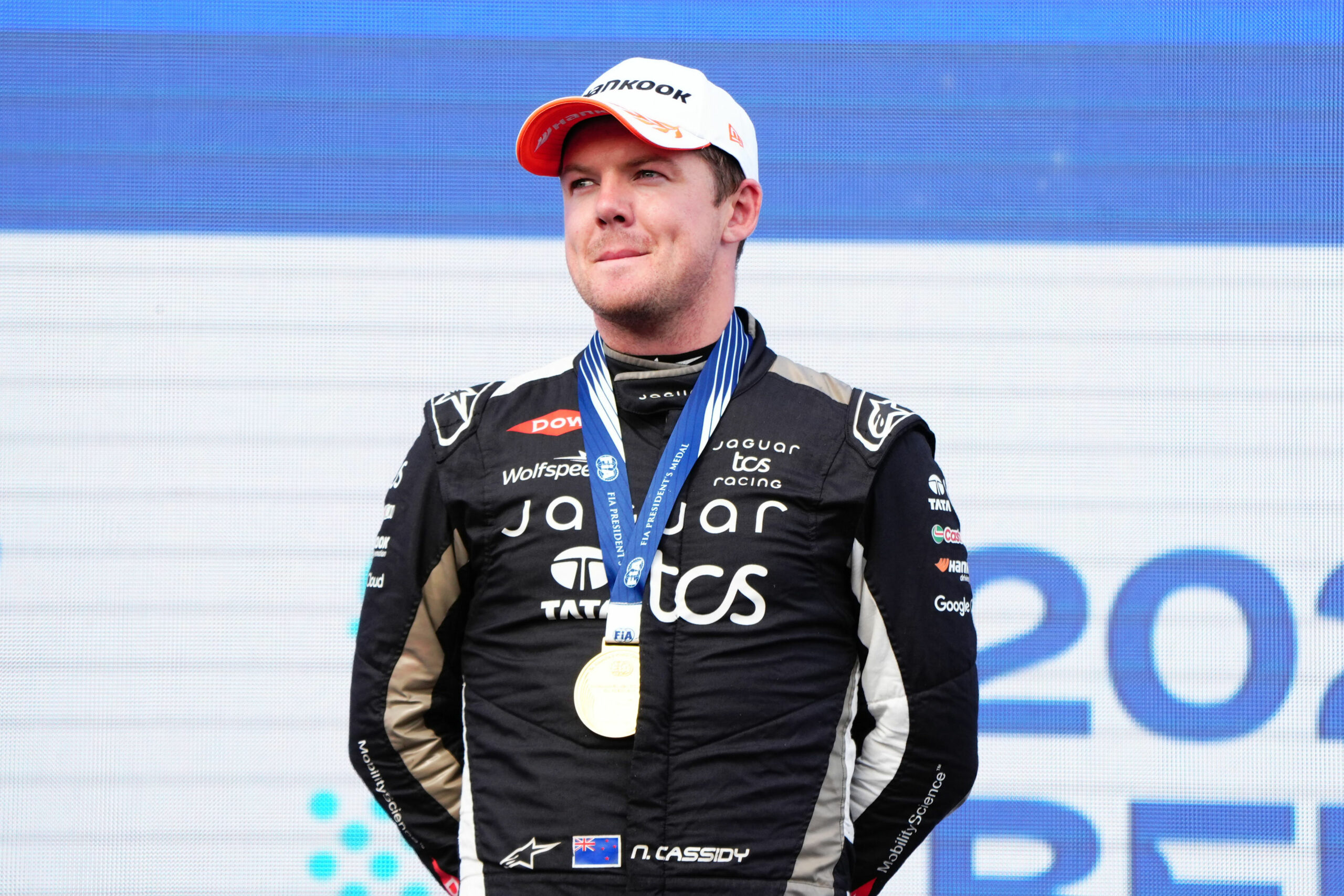 Nick Cassidy of Jaguar TCS Racing at the 2025 Formula E Berlin E-Prix