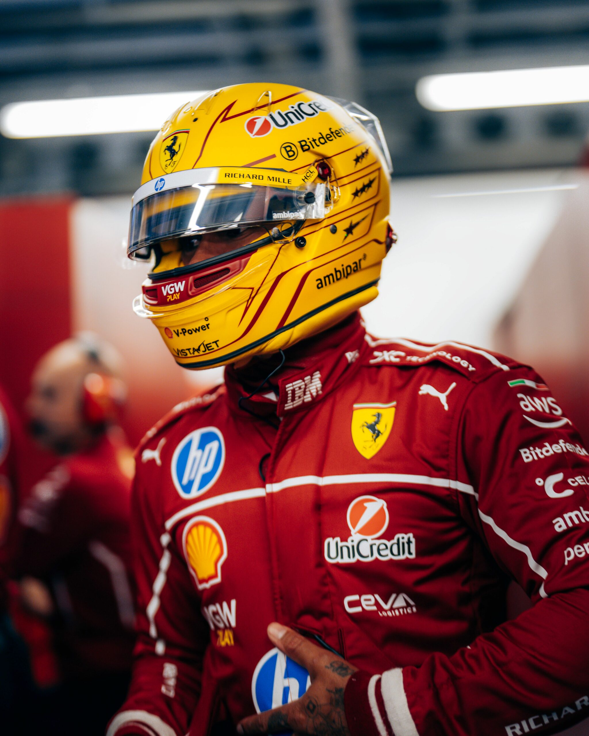 Lewis Hamilton, Scuderia Ferrari, 2025 Azerbaijan GP, P12 in Qualifying