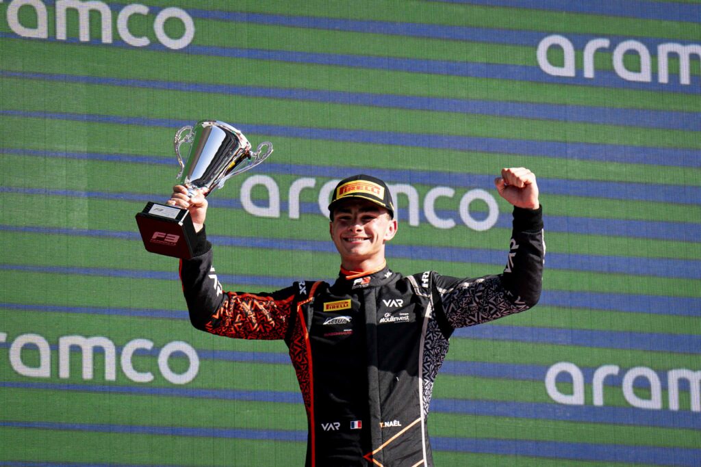 Theophile Nael, Van Amersfoort Racing. FIA Formula 3 Championship - Round 5 - Barcelona, Circuit de Barcelona-Catalunya, Montmelo, Spain.