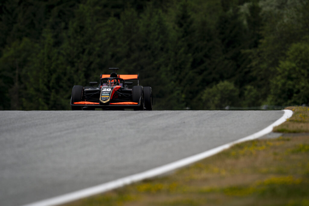 Théophile Naël of Van Amersfoort Racing in the 2025 F3 championship