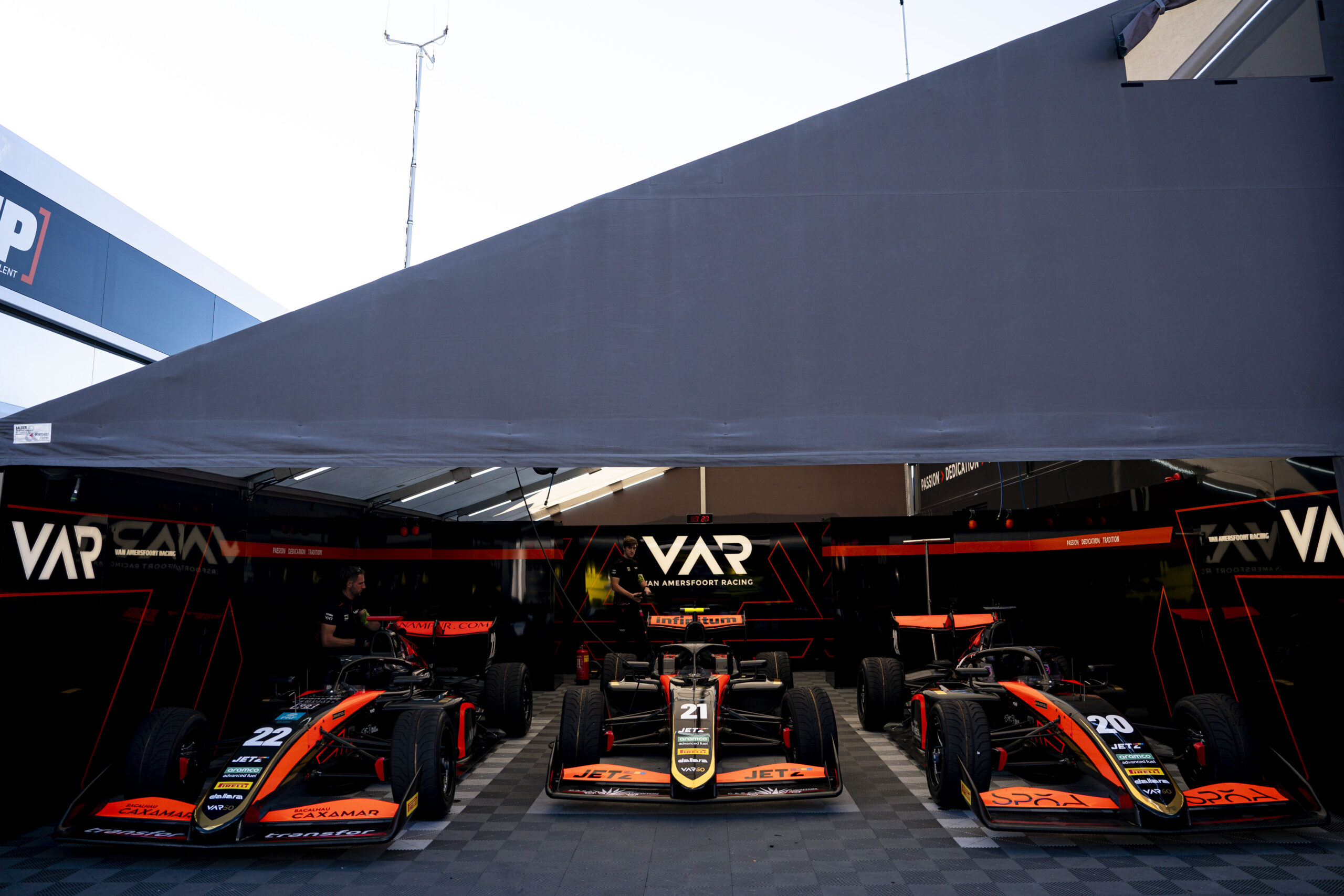 Van Amersfoort Racing at the 2025 Spielberg F3 Round with Team Principal Brad Joyce