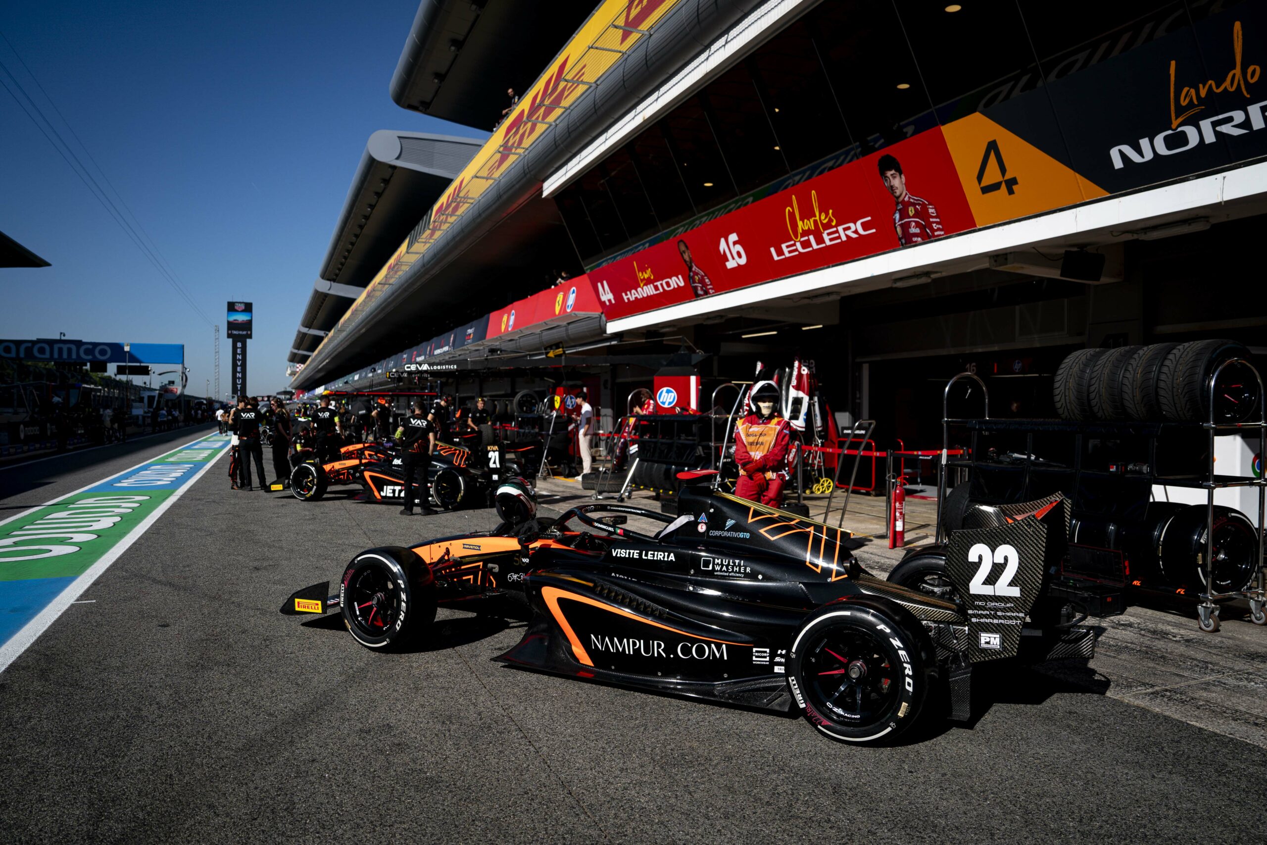 Ivan Domingues of Van Amersfoort Racing currently competing in the 2025 F3 Championship on the pathway to F1