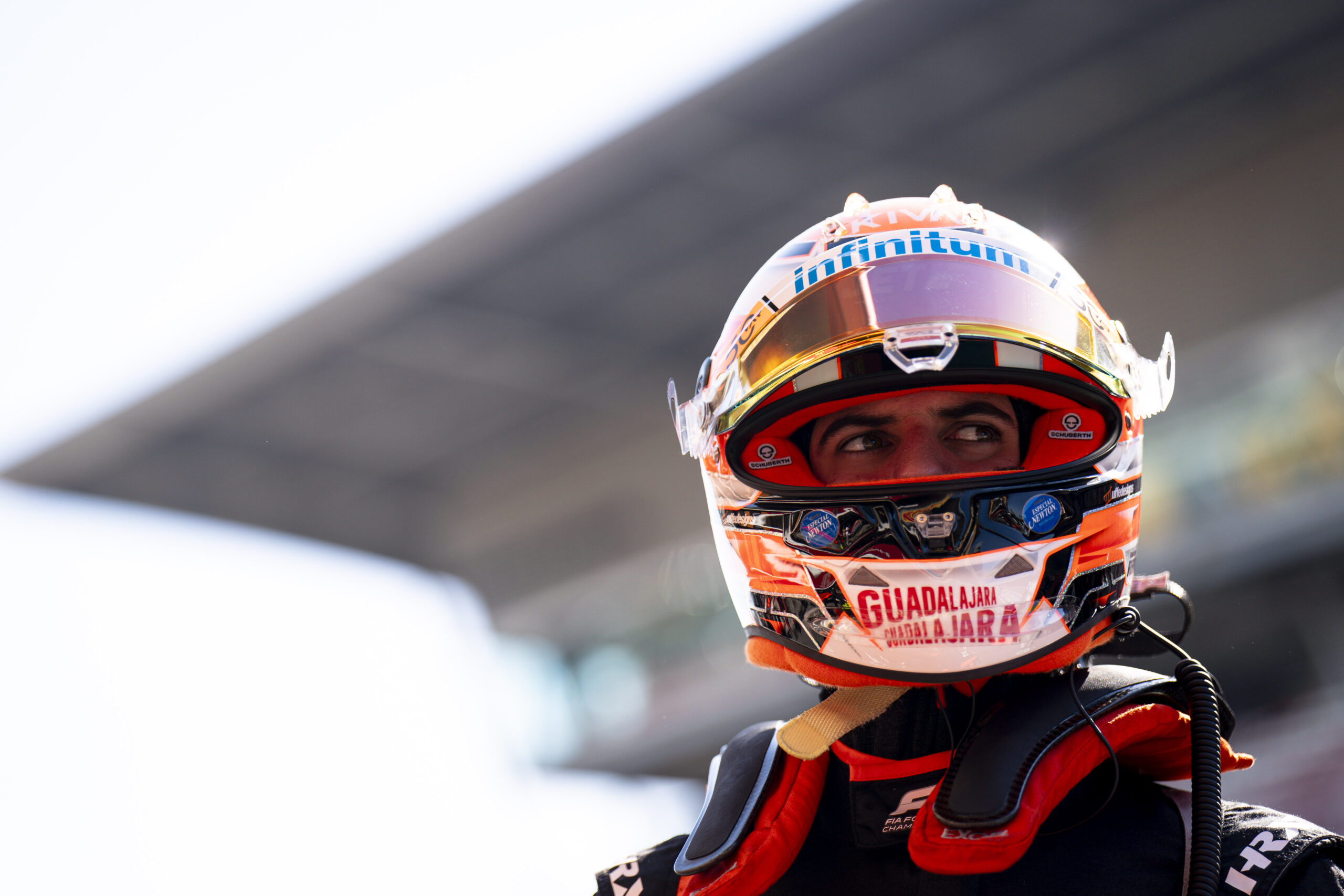 Santiago Ramos of Van Amersfoort Racing at the 2025 Barcelona F3 Round