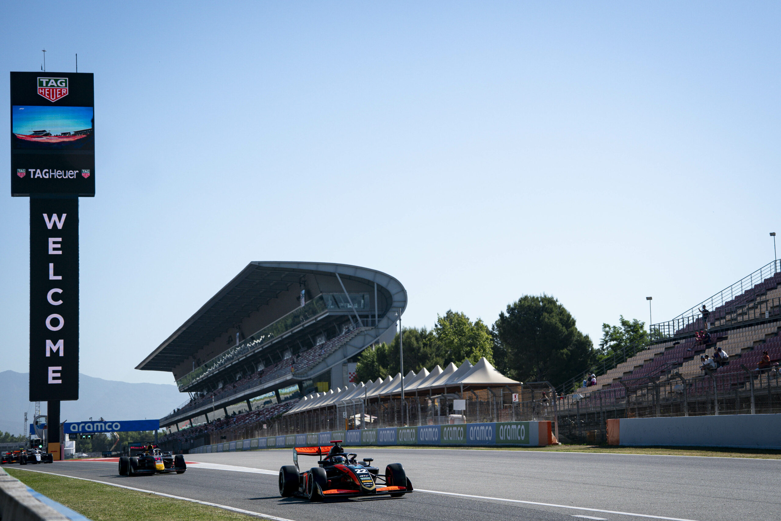 Ivan Domingues of Van Amersfoort Racing at the 2025 Barcelona F3 Round of the Spanish GP