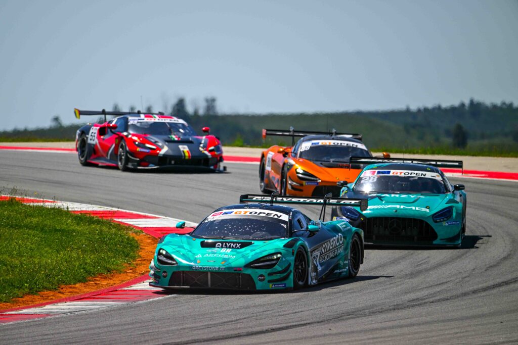 Greystone leads GT Open standings after Portimão opener as ZRS wins on debut and rivals battle in dramatic 2026 start.