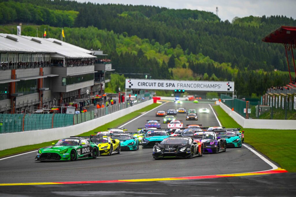 Christian Mansell and Maximilian Götz deliver a perfect Spa weekend for Team Motopark as Fach Auto Tech sweeps Pro-Am and Am in the GT Open 500.