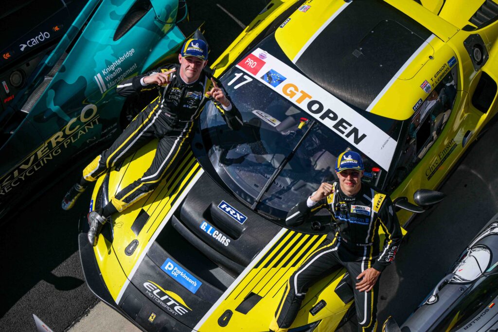 Emson and Lebbon sweep Misano for Elite Motorsport to take the 2026 GT Open points lead ahead of Mansell and Götz.