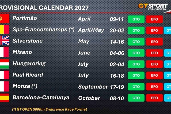 Euroformula Open will return to Misano in June 2027 after GT Sport moved Round 4 from Hockenheim to avoid a Le Mans clash.