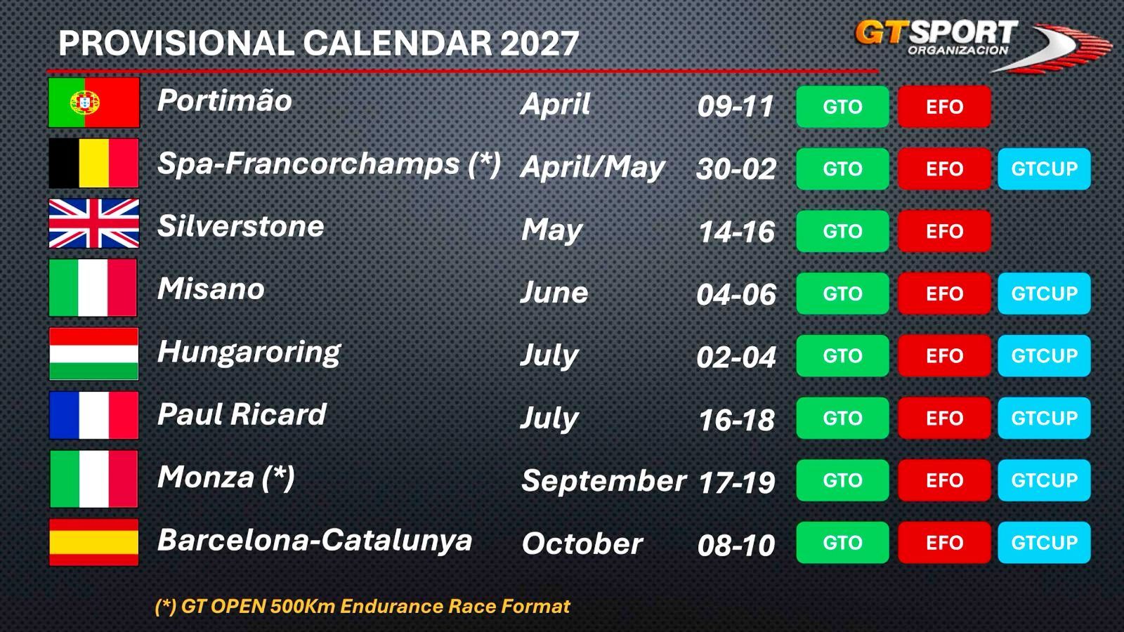 Euroformula Open will return to Misano in June 2027 after GT Sport moved Round 4 from Hockenheim to avoid a Le Mans clash.
