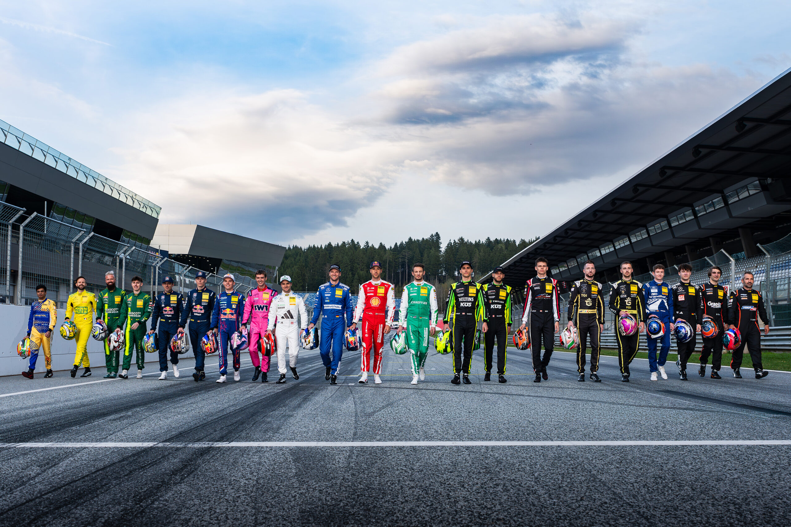 Five DTM drivers stand out after Red Bull Ring, with Engel leading as Auer, Wittmann, Preining and van der Linde chase.