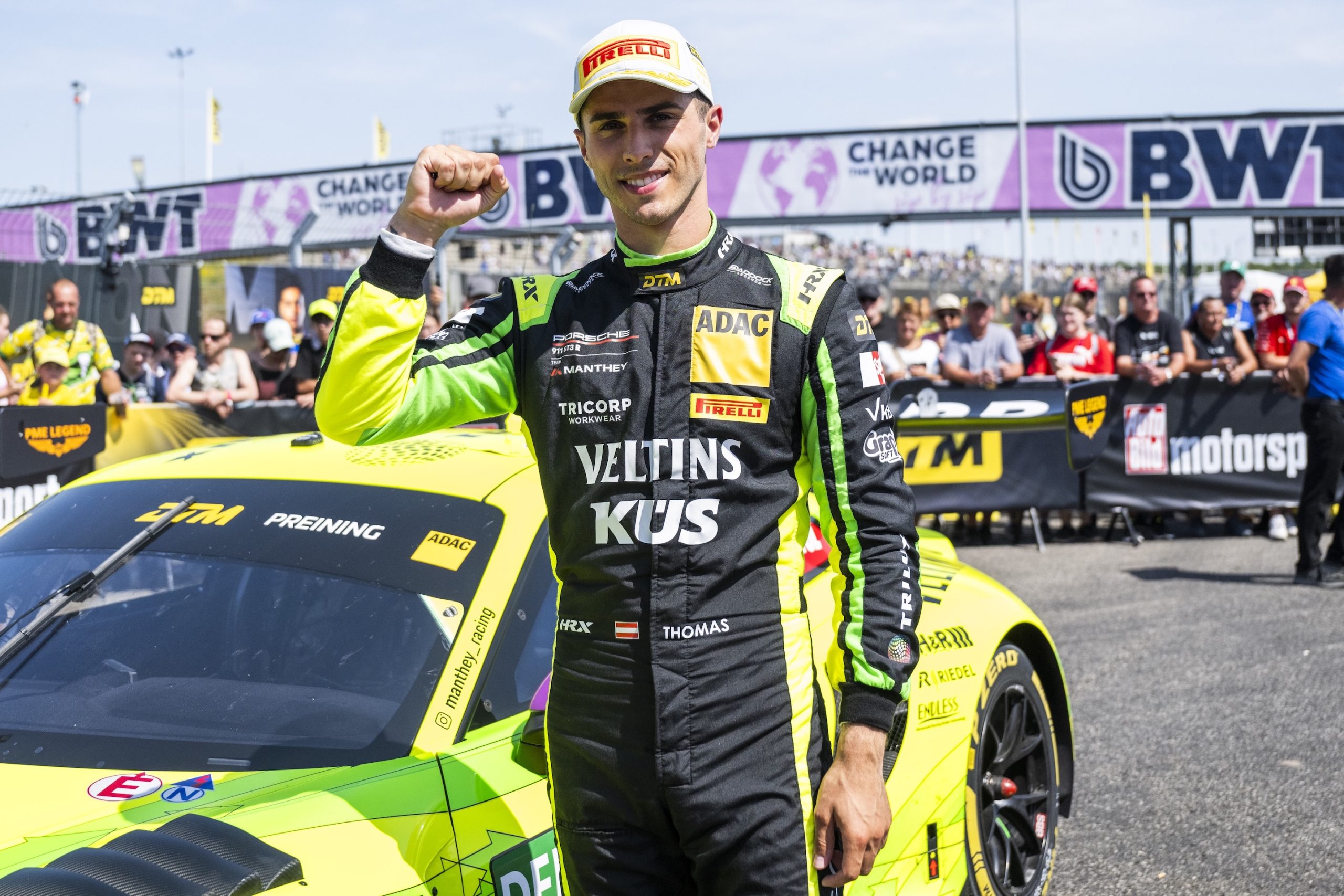 DTM championship leader Preining discusses his title hopes, uncertain weather at the Hockenheimring and his approach to the final with Porsche