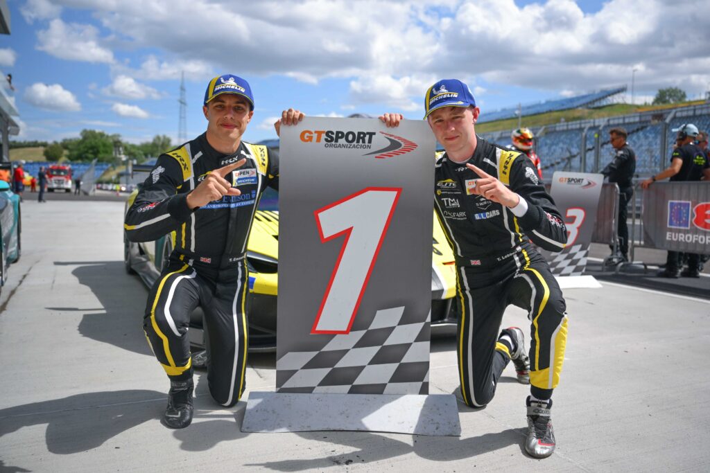 Emson and Lebbon retained the 2026 International GT Open lead at Hungaroring after Race 2 victory, as Armanni and Fontana won Race 1.