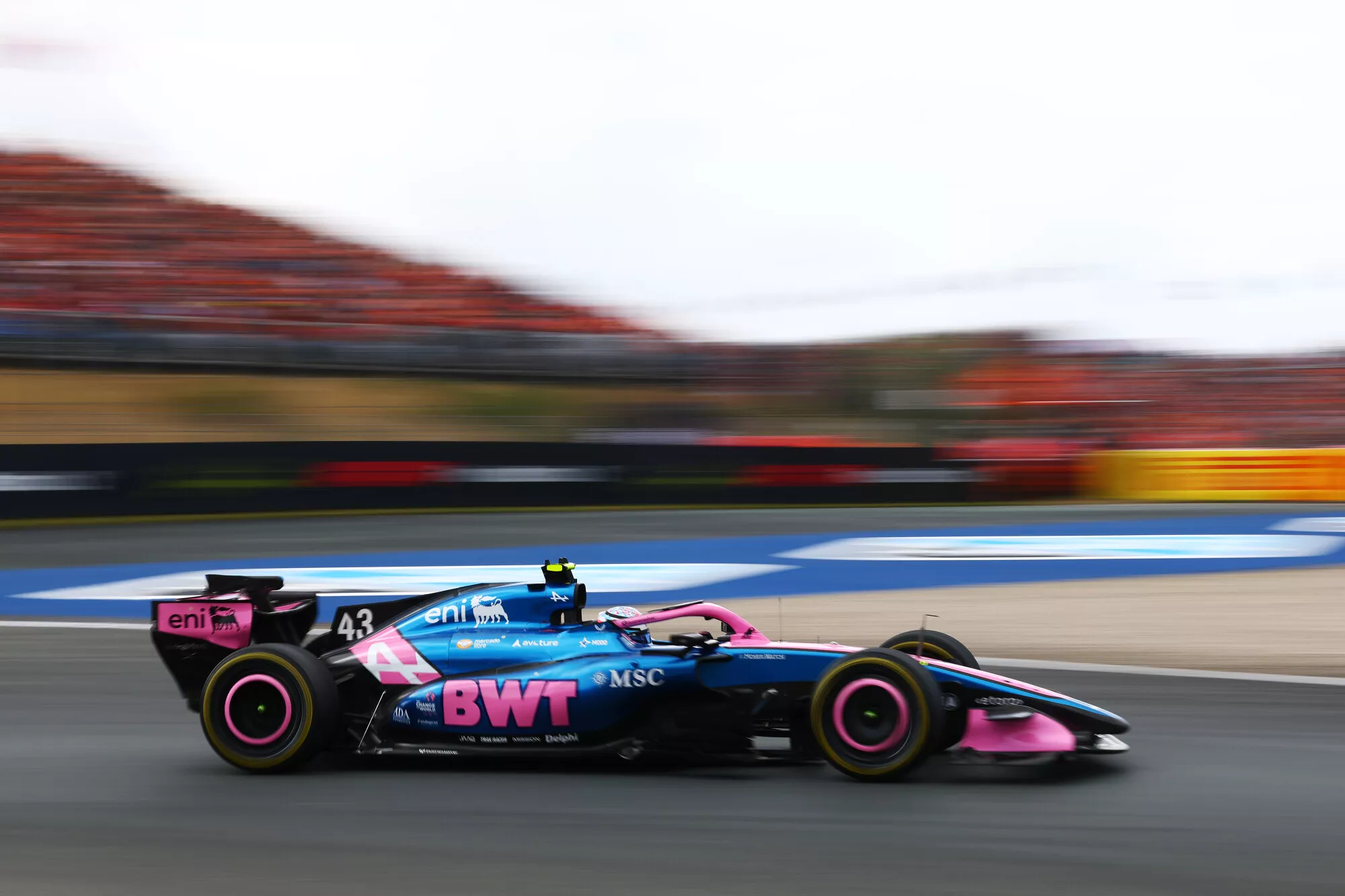 Franco Colapinto for the Alpine F1 Team at the 2026 Dutch Grand Prix, ahead of Italian GP.
