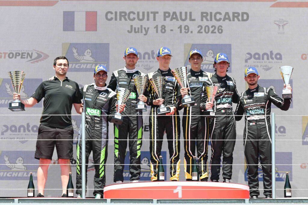 Emson and Lebbon rebound with a Paul Ricard Race 2 win and retain the 2026 International GT Open lead by six points after Round 5.