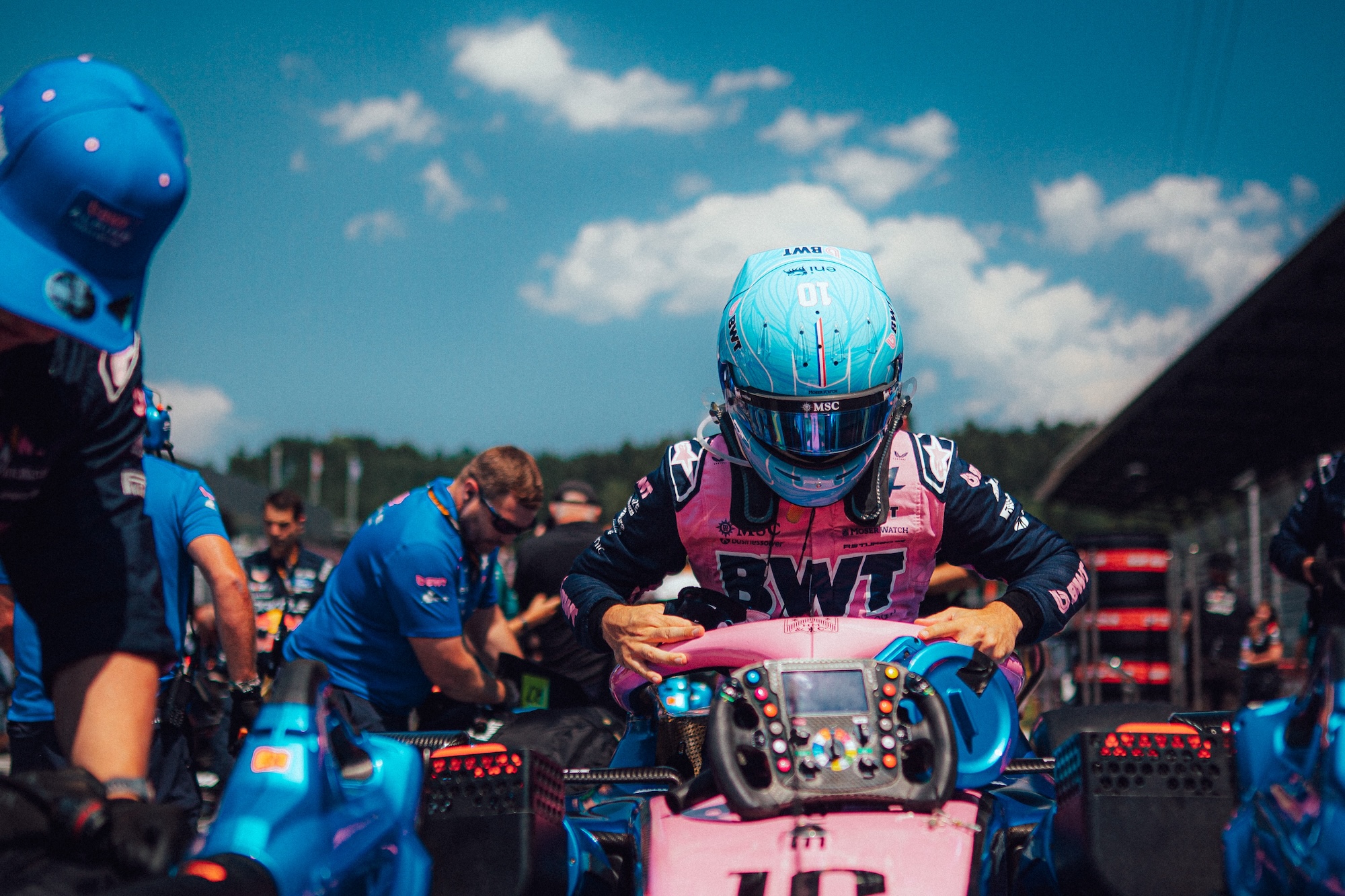Pierre Gasly for Alpine at the 2026 F1 Austrian GP