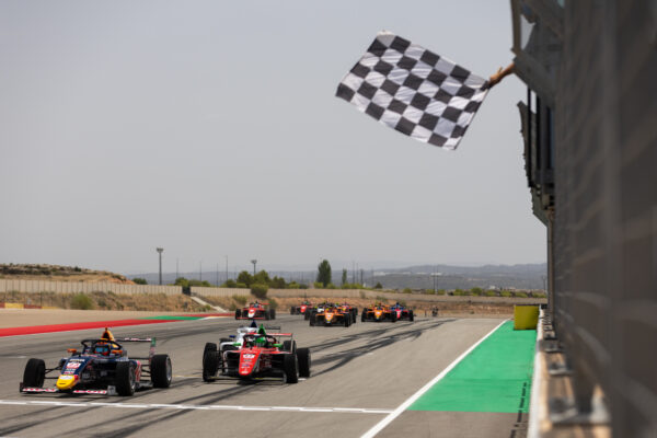 2026 | Spanish F4 | Motorland | Monteiro takes championship lead as T-Code wins twice Monteiro takes the 2026 Spanish F4 lead as Tuñón, Tye and Petrović share three dramatic wins during Round 3 at MotorLand Aragón.