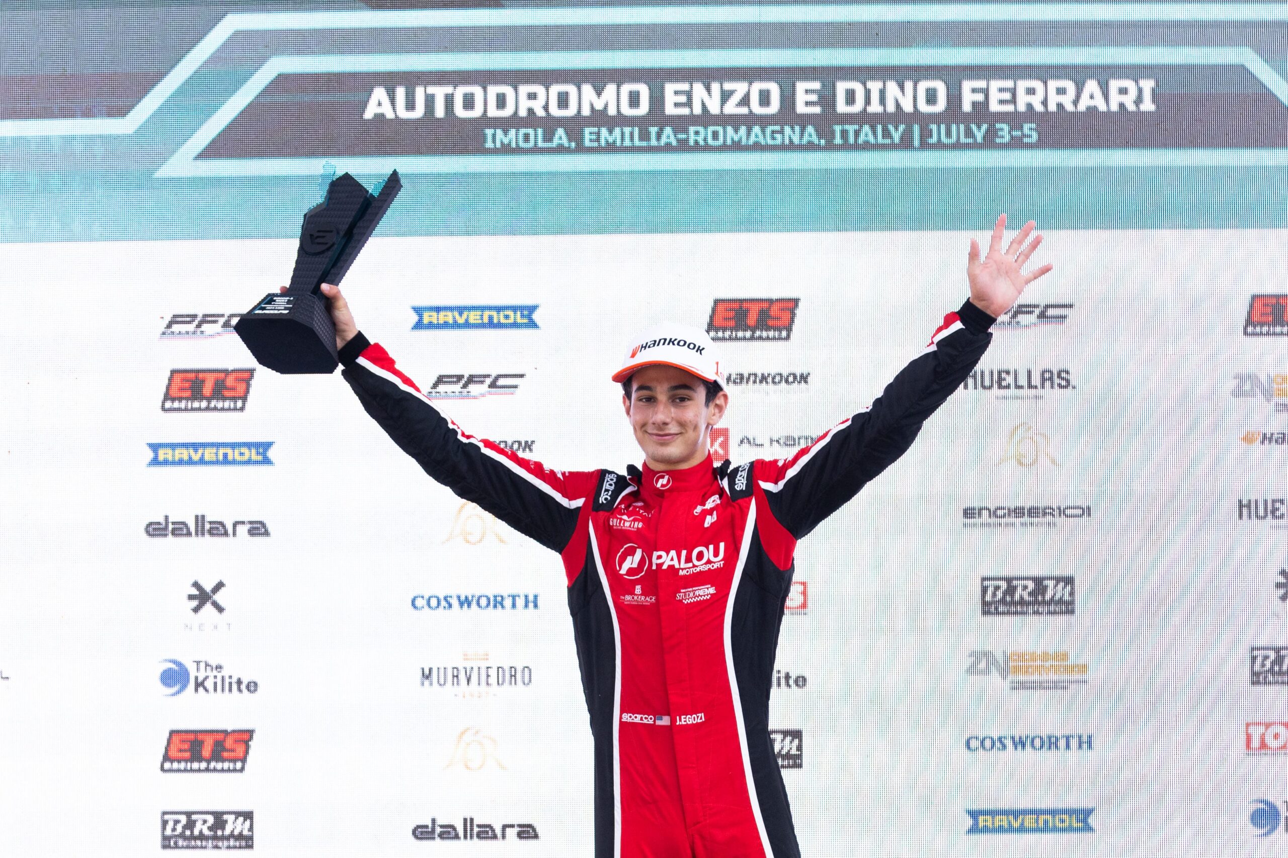 Egozi leads Eurocup-3 by 56 points after Imola, as Eyckmans climbs to second and Palou Motorsport extends its teams' lead further.