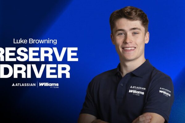 Williams F1 Team have confirmed that Luke Browning will be their reserve driver for the 2026 ssason.