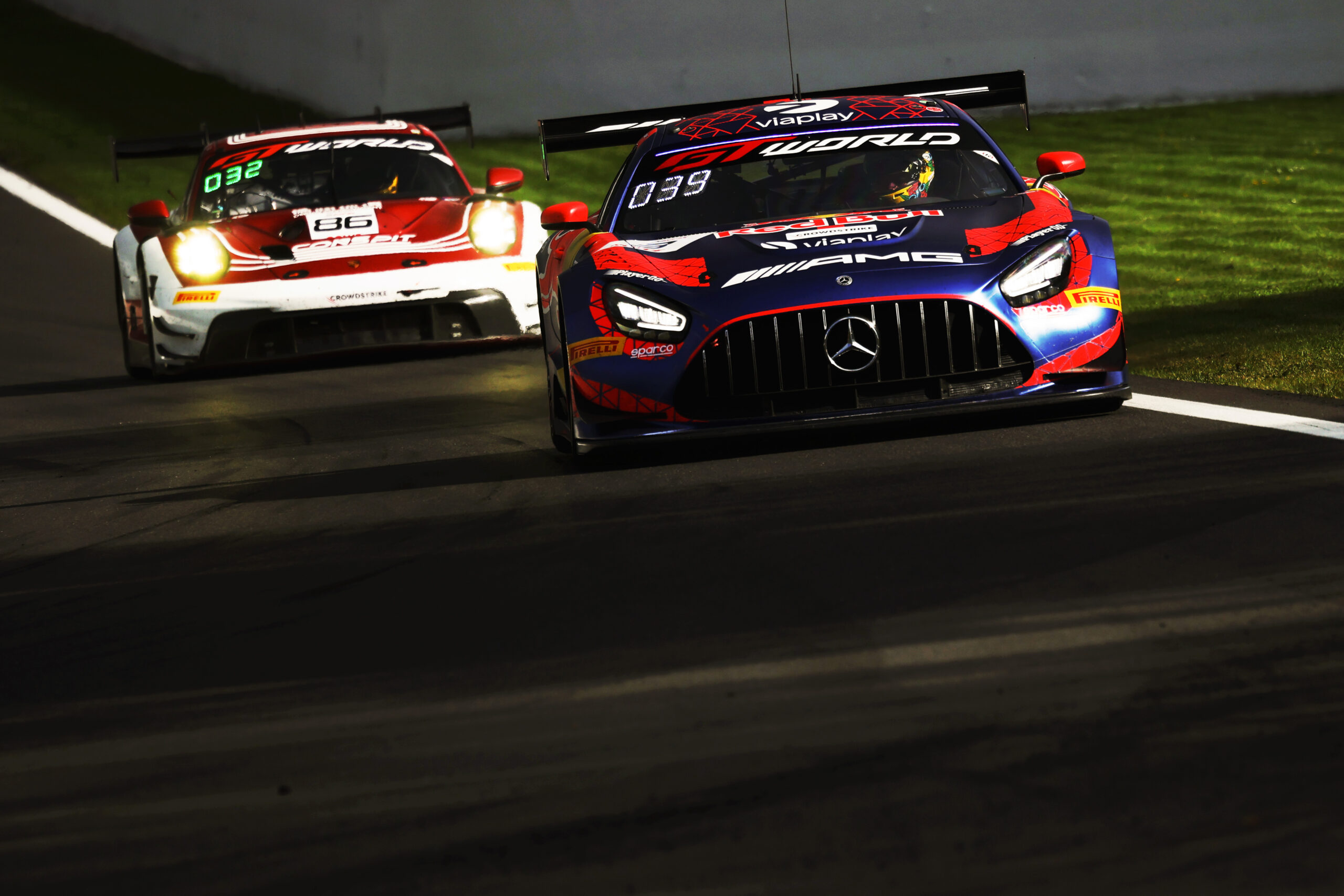 Mercedes-AMG Team Verstappen Racing’s #3 Mercedes-AMG tops an interrupted FP1 at the GTWC Europe Endurance Cup round in Monza