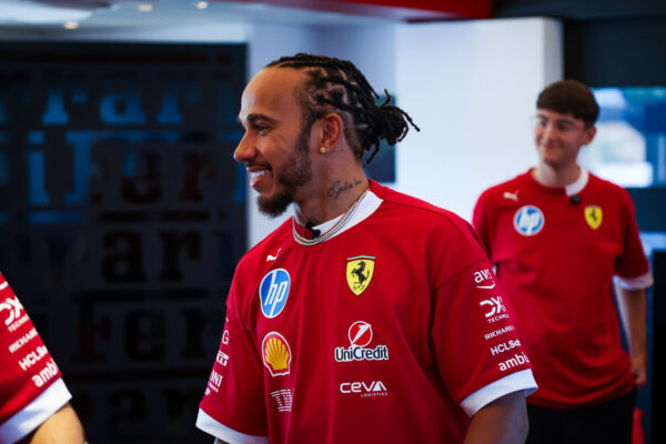 Lewis Hamilton in the 2025 Spanish Grand Prix.