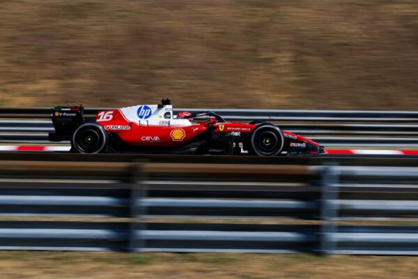 Leclerc at the F1 Hungarian GP