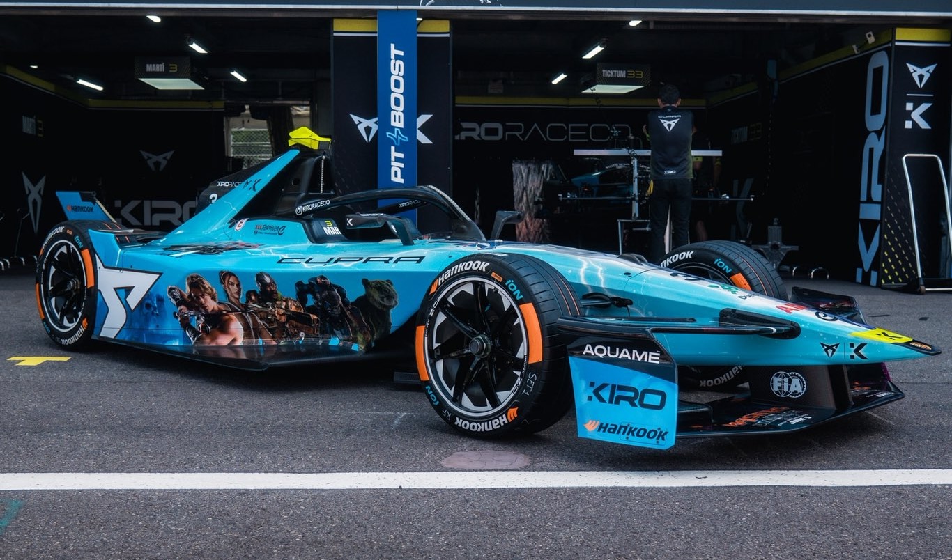 Cupra Kiro challenger for the Formula E FP1 session in Monaco