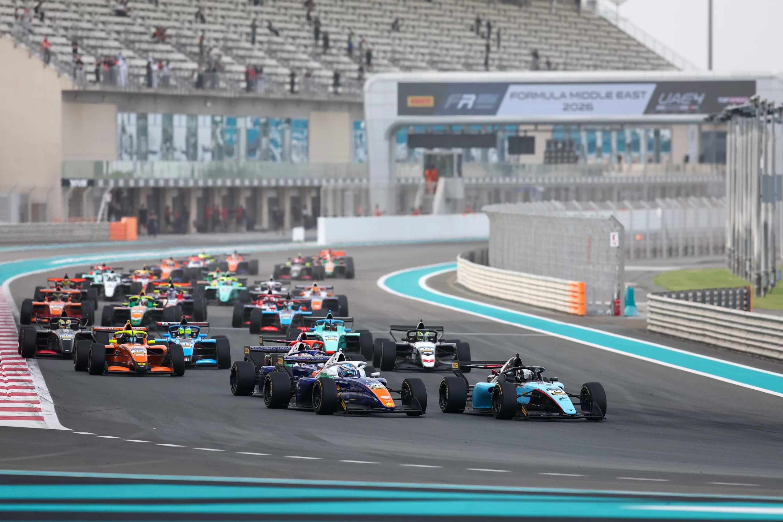 Al Dhaheri tightens his grip on the 2026 FRME Trophy after a dramatic Round 2 at Yas Marina as driver, rookie and team battles intensify.
