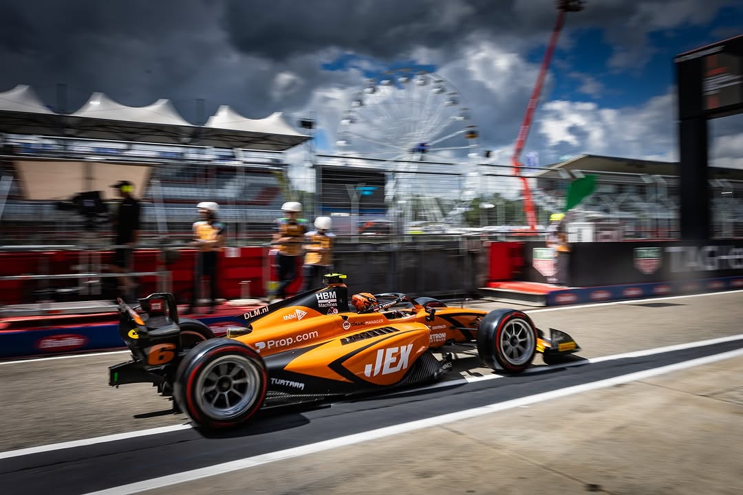 Winner of the F2 Barcelona GP Sprint Race Richard Verschoor